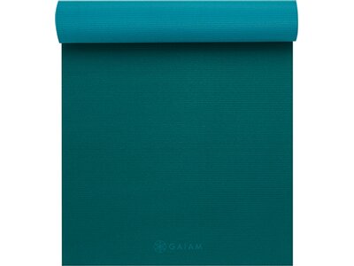 GAIAM TURQUOISE SEA 2-COLOR YOGA MAT 4MM CLASSIC Blau