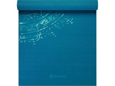 GAIAM YOGAMATTE JADE MANDALA 4MM CLASSIC PRINTED Blau
