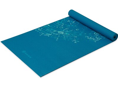 GAIAM YOGAMATTE JADE MANDALA 4MM CLASSIC PRINTED Blau