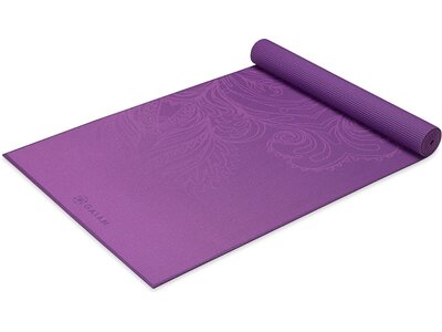 GAIAM Matte FADING FLOWER YOGAMATTE 4MM CLASSIC PRINTED Lila