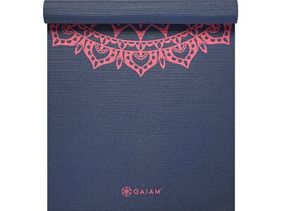 GAIAM YOGAMATTE PINK MARRAKESH 4MM CLASSIC PRINTED Grau