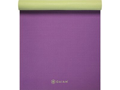 GAIAM Matte GRAPE CLUSTER 2-COLOR YOGAMATTE 4MM CLASSIC Lila
