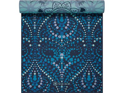 GAIAM YOGAMATTE MYSTIC SKY 6MM PREMIUM REVERSIBLE Blau