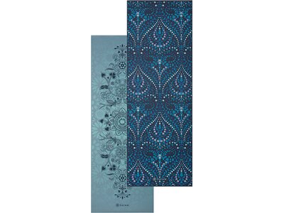GAIAM YOGAMATTE MYSTIC SKY 6MM PREMIUM REVERSIBLE Blau