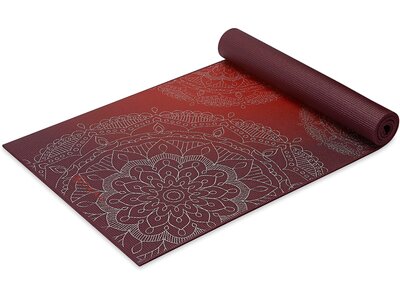 GAIAM YOGAMATTE METALLIC SUNSET 6MM PREMIUM METALLIC Braun