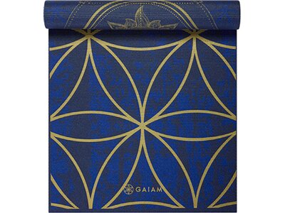 GAIAM YOGAMATTE REVERSIBLE SUN & MOON 6MM PREMIUM METALLIC Blau