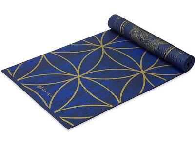 GAIAM YOGAMATTE REVERSIBLE SUN & MOON 6MM PREMIUM METALLIC Blau