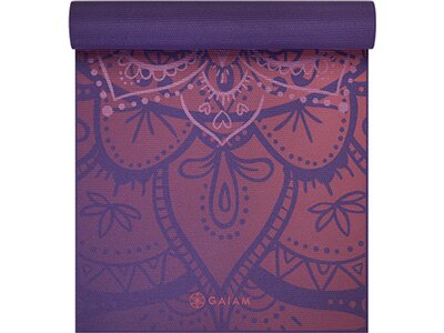 GAIAM YOGAMATTE ATHENIAN ROSE 6MM PREMIUM Lila