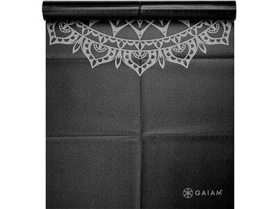 GAIAM YOGAMATTE FOLDABLE MIDNIGHT MARRAKESH (2MM) - FALTBAR Schwarz