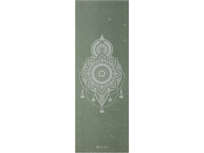 GAIAM YOGAMATTE CELESTIAL GREEN 5MM CLASSIC PRINTED Grau