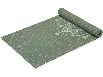 GAIAM YOGAMATTE CELESTIAL GREEN 5MM CLASSIC PRINTED Grau