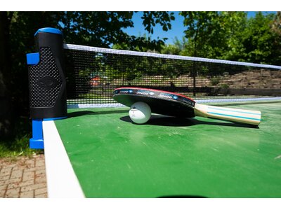 Donic-Schildkröt Tischtennis Netzgarnitur Flexnet Schwarz