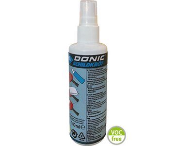 DONIC SCHILDKRÖT Donic-Schildkröt Tischtennis-Belag-Sprayreiniger, 100 ml Belagreiniger im Pumpzerst Grau