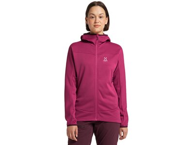 HAGLÖFS Damen Unterjacke Frost Mid Hood Women Pink