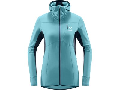 HAGLÖFS Damen Unterjacke L.I.M Mid Comp Hood Women Blau