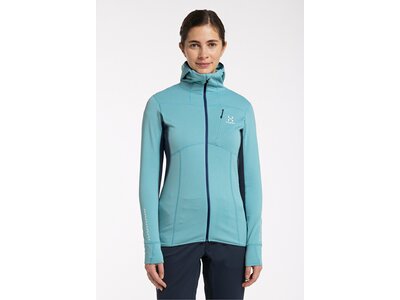 HAGLÖFS Damen Unterjacke L.I.M Mid Comp Hood Women Blau