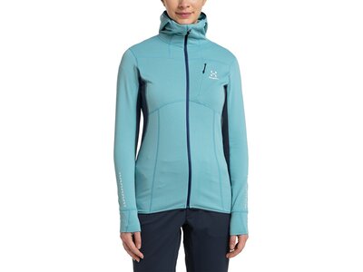 HAGLÖFS Damen Unterjacke L.I.M Mid Comp Hood Women Blau