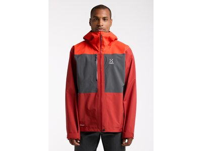 HAGLÖFS Herren Regenjacke Front Proof Jacket Men Rot