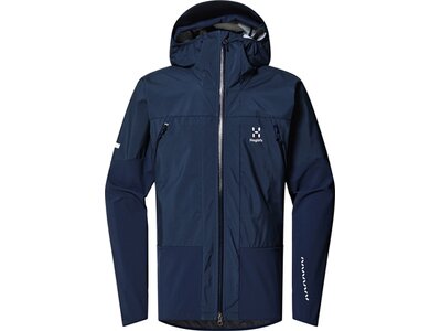 HAGLÖFS Herren Jacke L.I.M Hybrid Touring Hood Men Blau