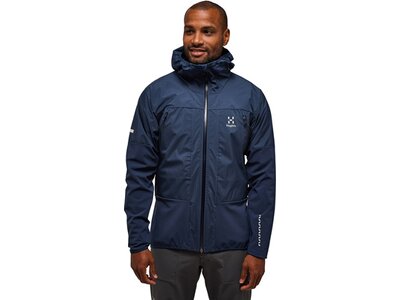 HAGLÖFS Herren Jacke L.I.M Hybrid Touring Hood Men Blau