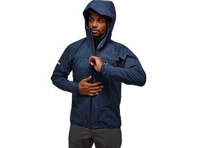 HAGLÖFS Herren Jacke L.I.M Hybrid Touring Hood Men Blau