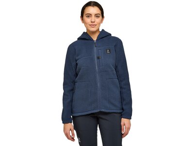 HAGLÖFS Damen Funktionsjacke Malung Pile Hood Women Blau