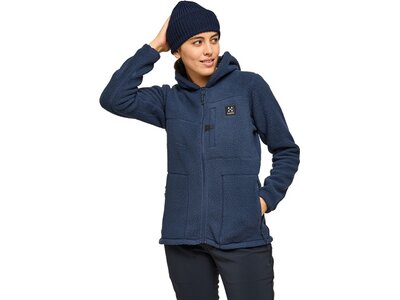 HAGLÖFS Damen Funktionsjacke Malung Pile Hood Women Blau