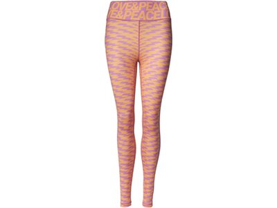 DELICATELOVE Damen Tight Yoga Leggings NADI LIGHTNING Orange