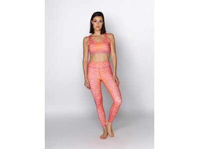 DELICATELOVE Damen Tight Yoga Leggings NADI LIGHTNING Orange