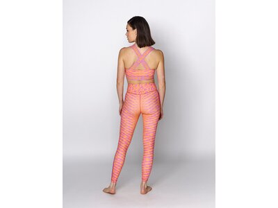 DELICATELOVE Damen Tight Yoga Leggings NADI LIGHTNING Orange