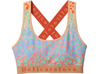 DELICATELOVE Damen Top Damen Yoga Top Bunt