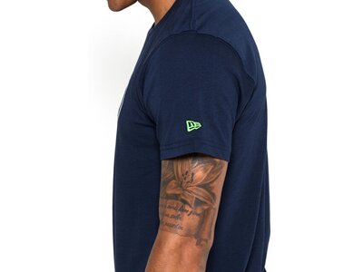 NEW ERA Herren T-Shirt SEATTLE SEAHAWKS TEAM LOGO Blau