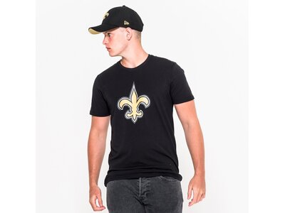 NEW ERA Herren T-Shirt NEW ORLEANS SAINTS TEAM LOGO Schwarz