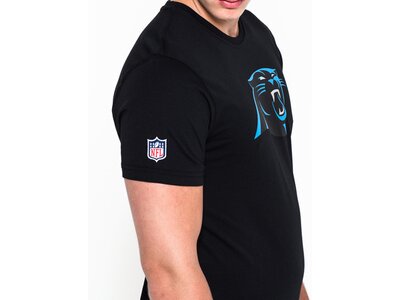 NEW ERA Herren T-Shirt CAROLINA PANTHERS TEAM LOGO Schwarz
