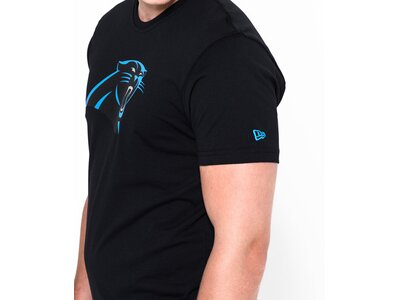 NEW ERA Herren T-Shirt CAROLINA PANTHERS TEAM LOGO Schwarz