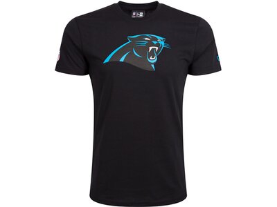 NEW ERA Herren T-Shirt CAROLINA PANTHERS TEAM LOGO Schwarz