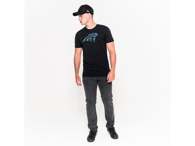 NEW ERA Herren T-Shirt CAROLINA PANTHERS TEAM LOGO Schwarz
