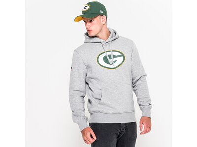 NEW ERA Herren Kapuzensweat Green Bay Packers Grau