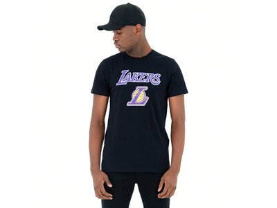 NEW ERA Herren T-Shirt LOS ANGELES LAKERS Schwarz