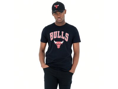 NEW ERA Herren T-Shirt CHICAGO BULLS Schwarz