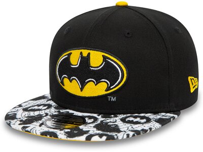 NEW ERA Kinder Mütze CHYT SUPER AOP 9FIFTY BATMAN BLK Braun