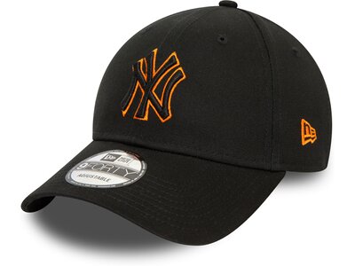 NEW ERA Herren Mütze TEAM OUTLINE 9FORTY NEYYAN BLKDOR Schwarz