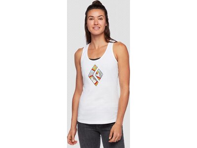 BLACK DIAMOND Damen T-Shirts / Tanks W RAINBOW DIAMOND TANK Weiß