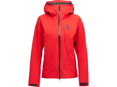 BLACK DIAMOND Damen Funktionsjacke WMNSOUTRWR Rot