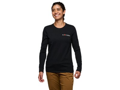 BLACK DIAMOND Damen Shirt LOGOWEAR Schwarz