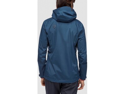 BLACK DIAMOND Damen Funktionsjacken W STORMLINE STRETCH RAIN Außen Blau