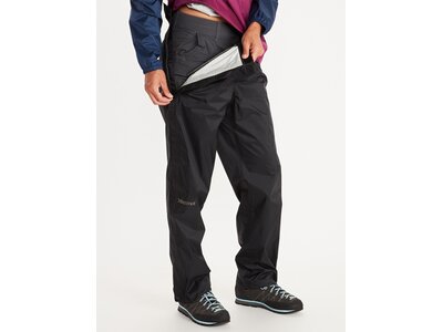 MARMOT Wm PreCip Eco Full Zip Pant L Schwarz