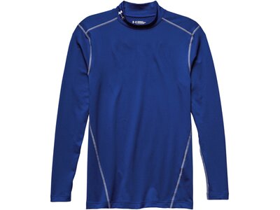 UNDER ARMOUR Herren Unterwäsche Langarm Coldgear Compression Mock Blau