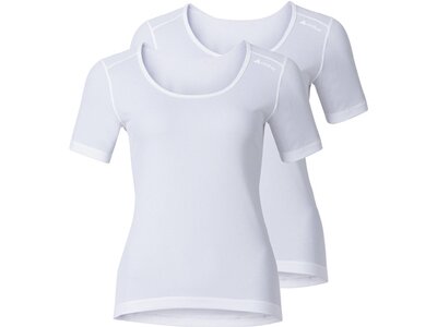 ODLO Damen Funktionsunterhemd "Cubic Baselayer" Weiß