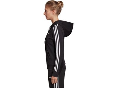 ADIDAS Damen Sweatjacke "Essentials 3 -Streifen" Schwarz